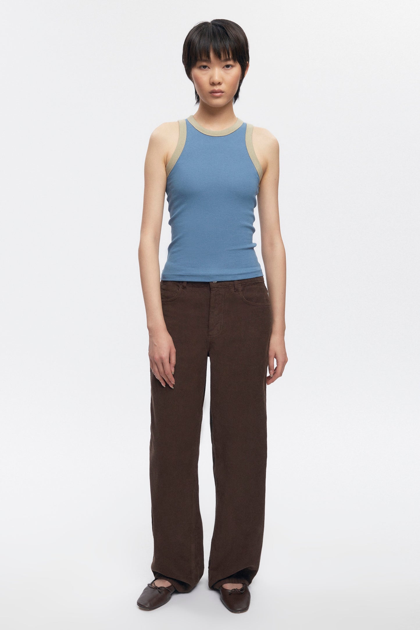 Women's Racer Tank in Delta/Desert