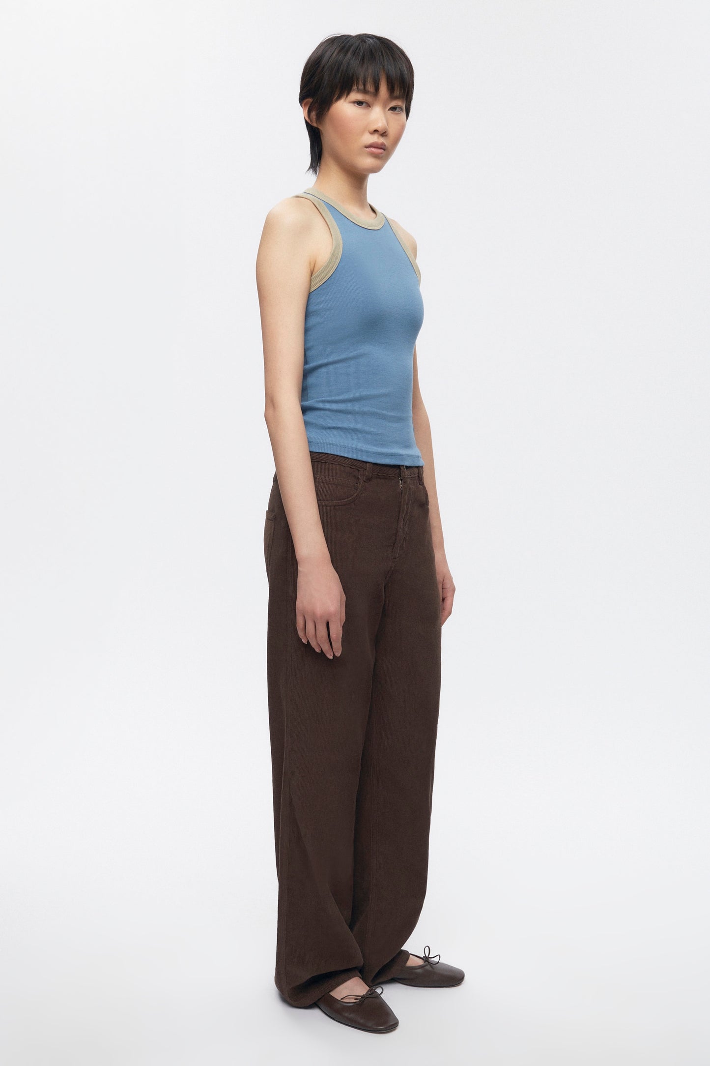 Women's Racer Tank in Delta/Desert