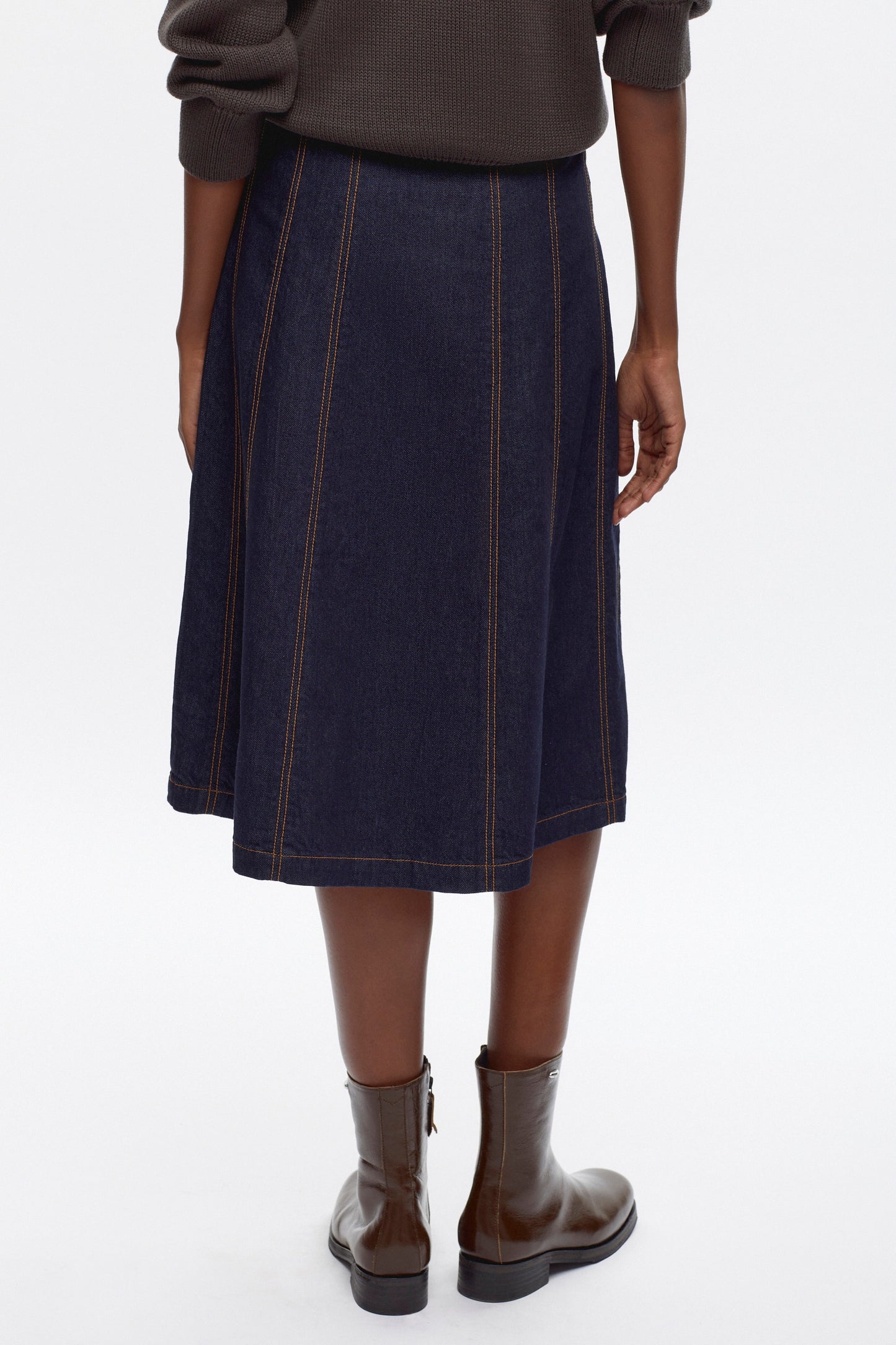 Women's Radio Skirt in Midnight Wash