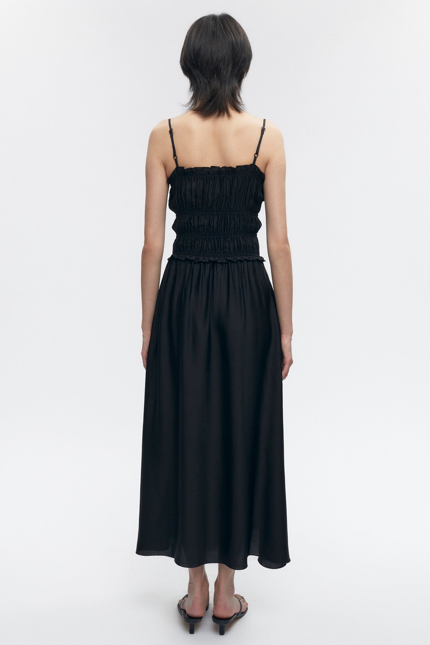 Women's Ruffle Dress in Black