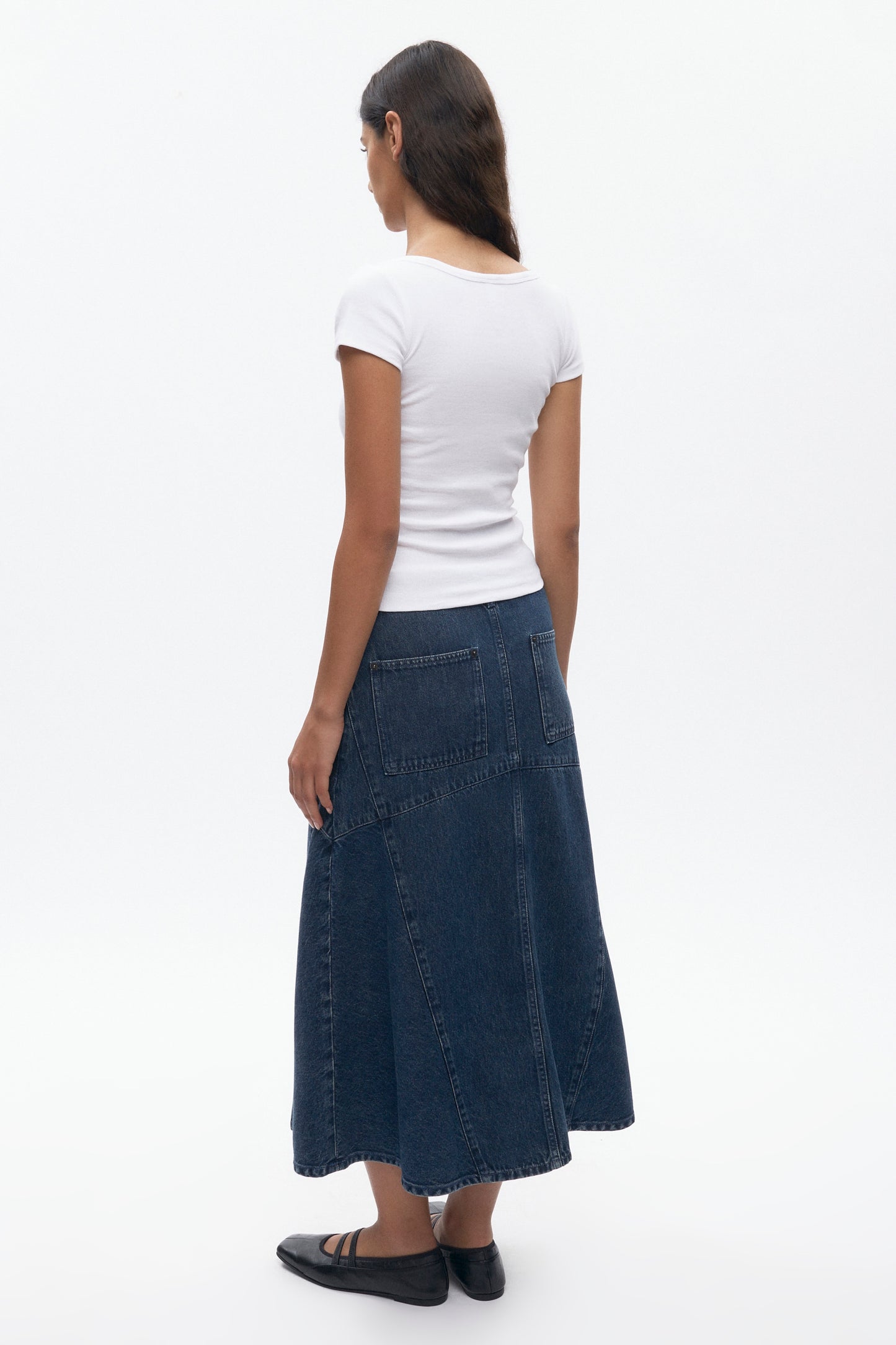 Women's Scoop Tee in White