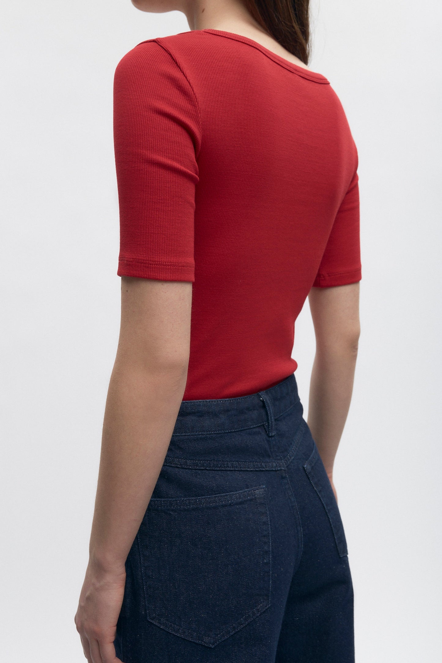 Women's Set Crew in Jester Red