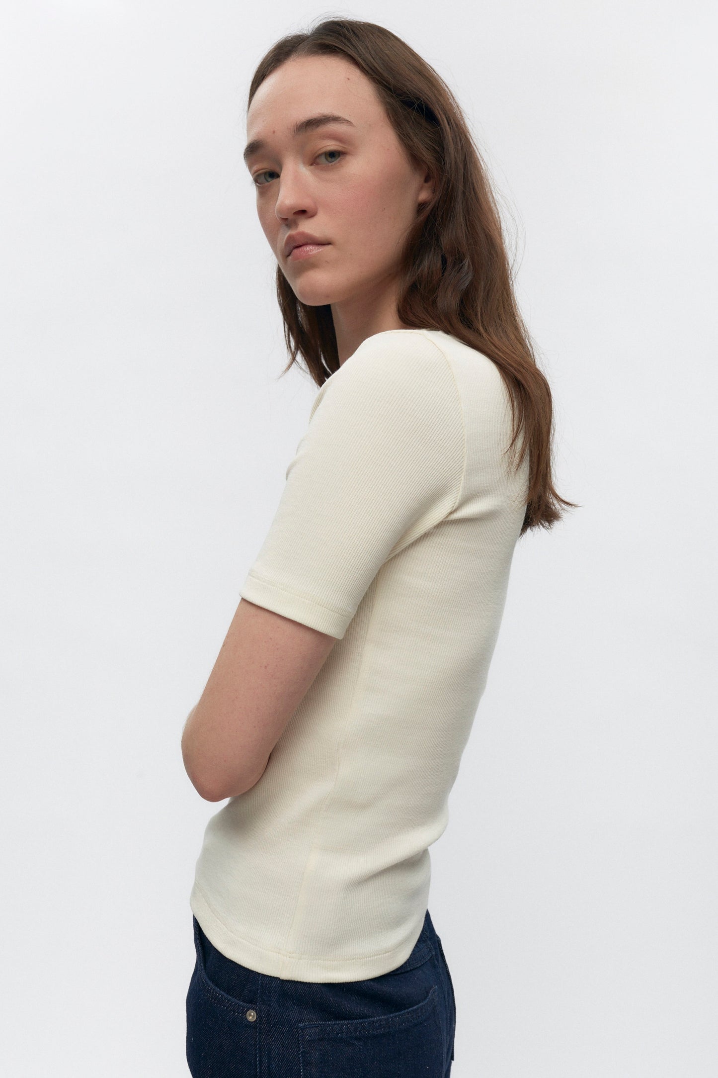 Women's Set Crew in Marshmallow