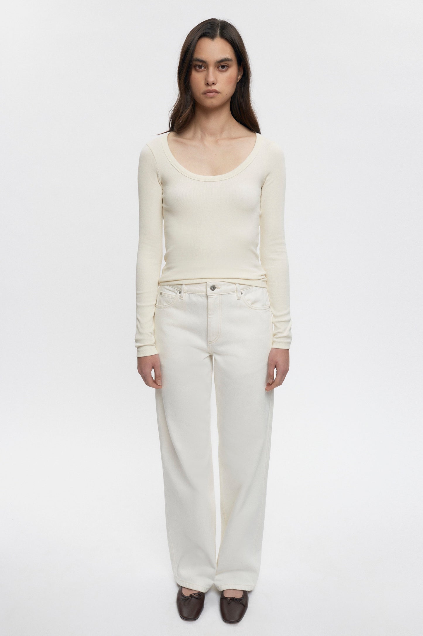 Women's Set Longsleeve in Marshmallow