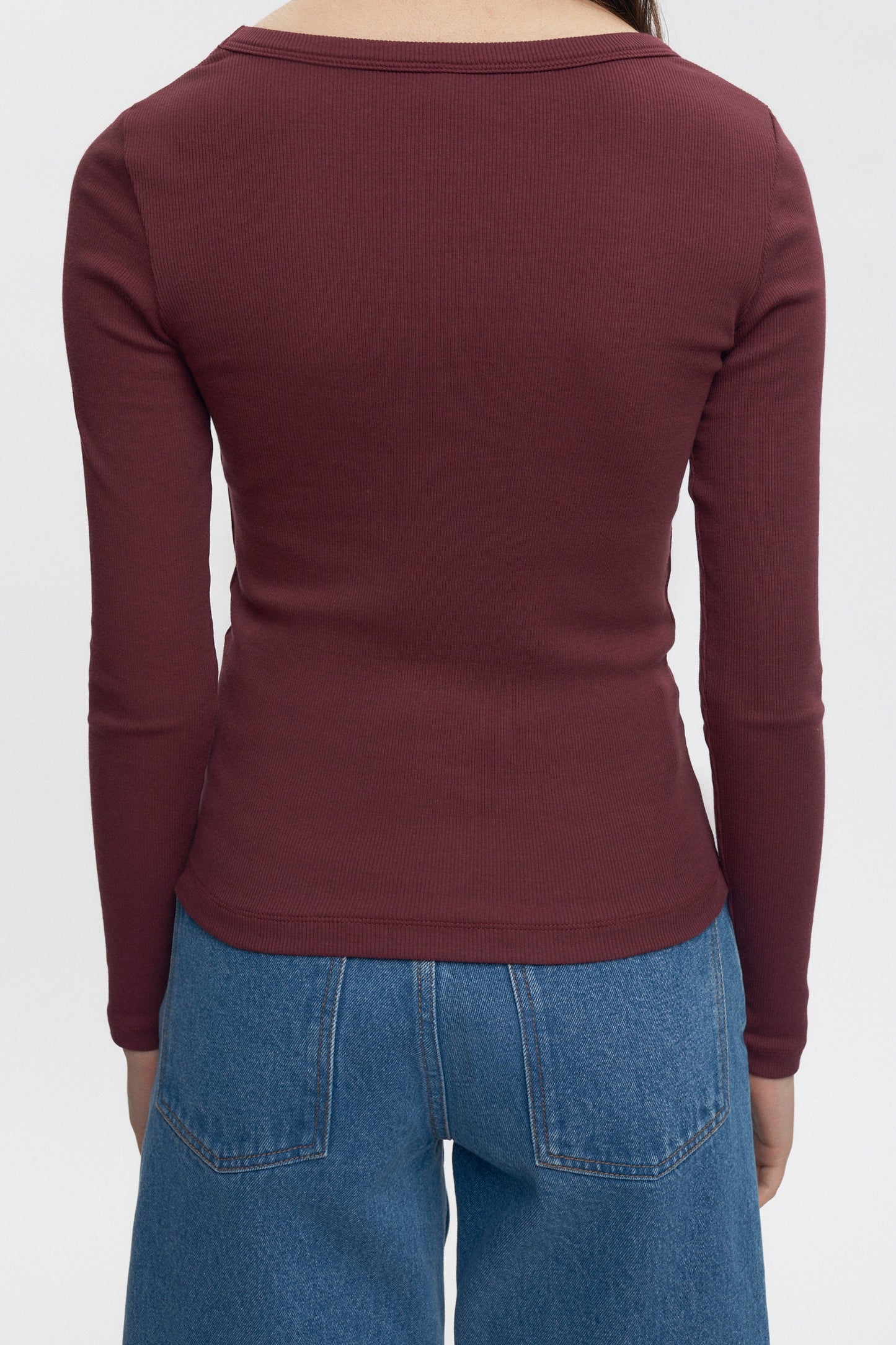Women's Set Longsleeve in Plum