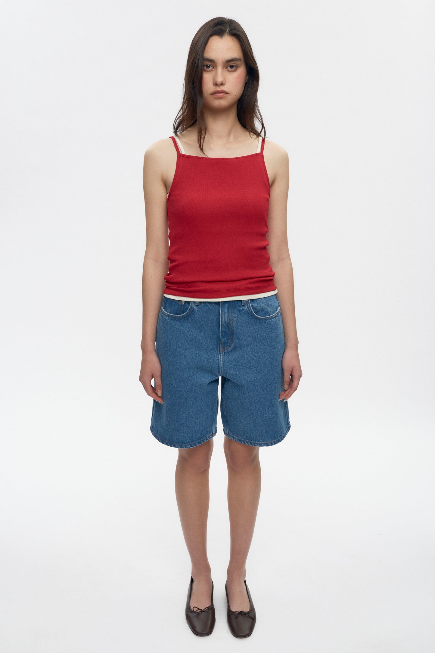 Women's Siwa Tank in Jester Red