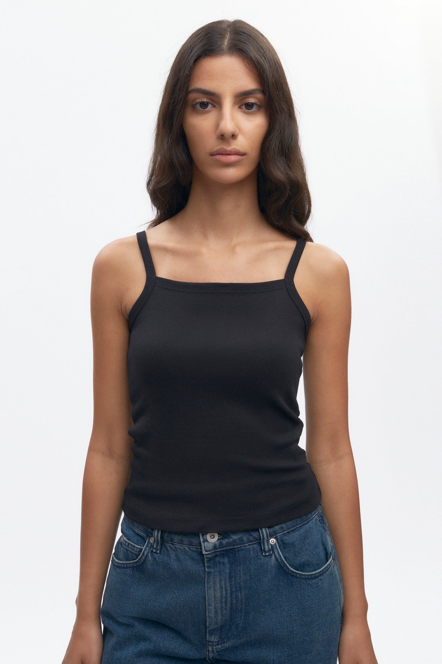 Women's Squared Cami in Black