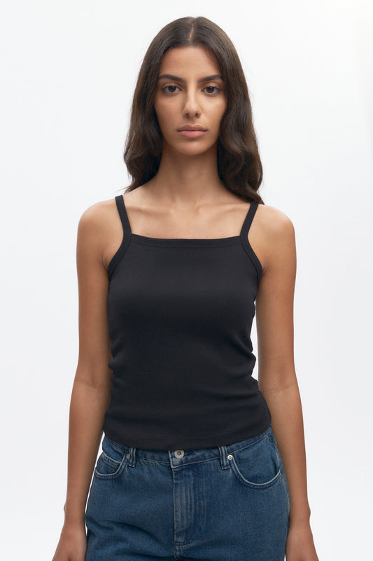 Women's Squared Cami in Black