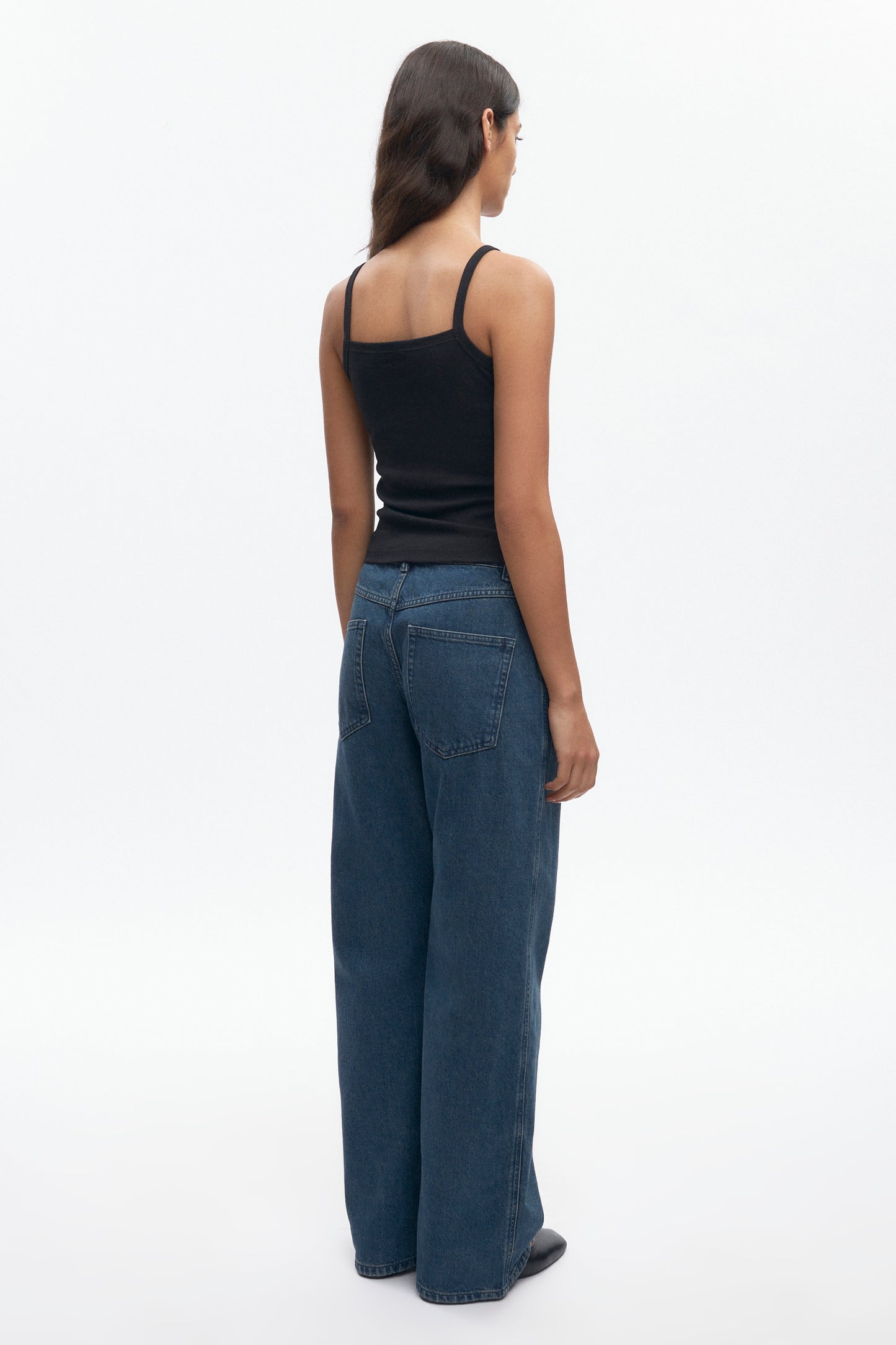 Women's Squared Cami in Black