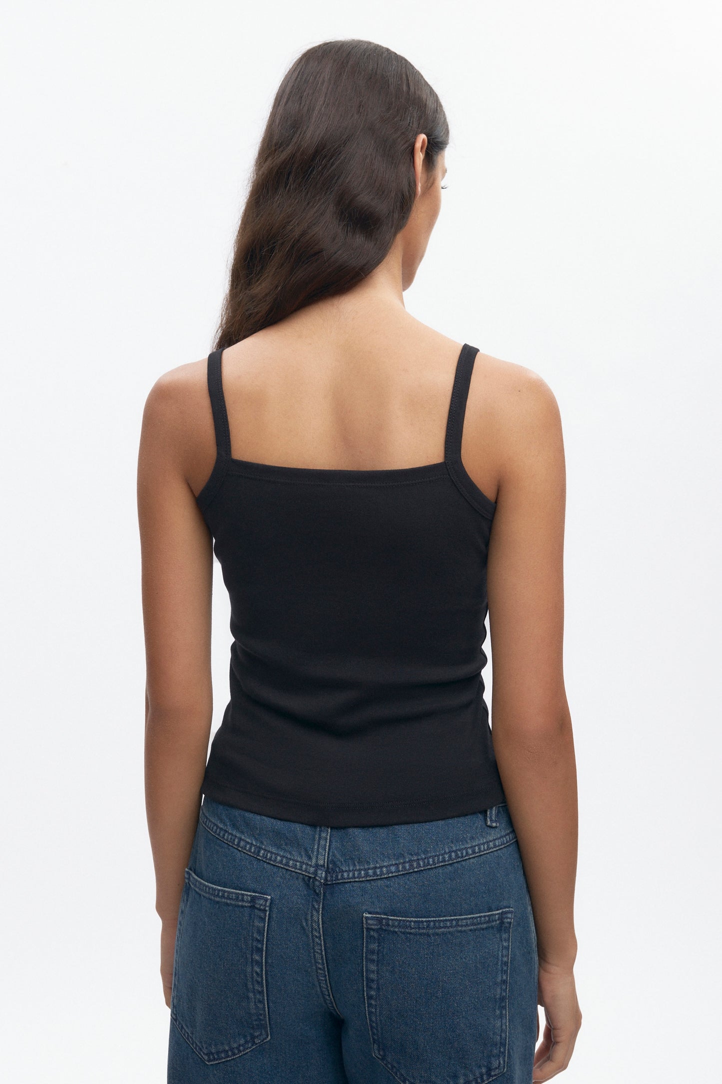 Women's Squared Cami in Black