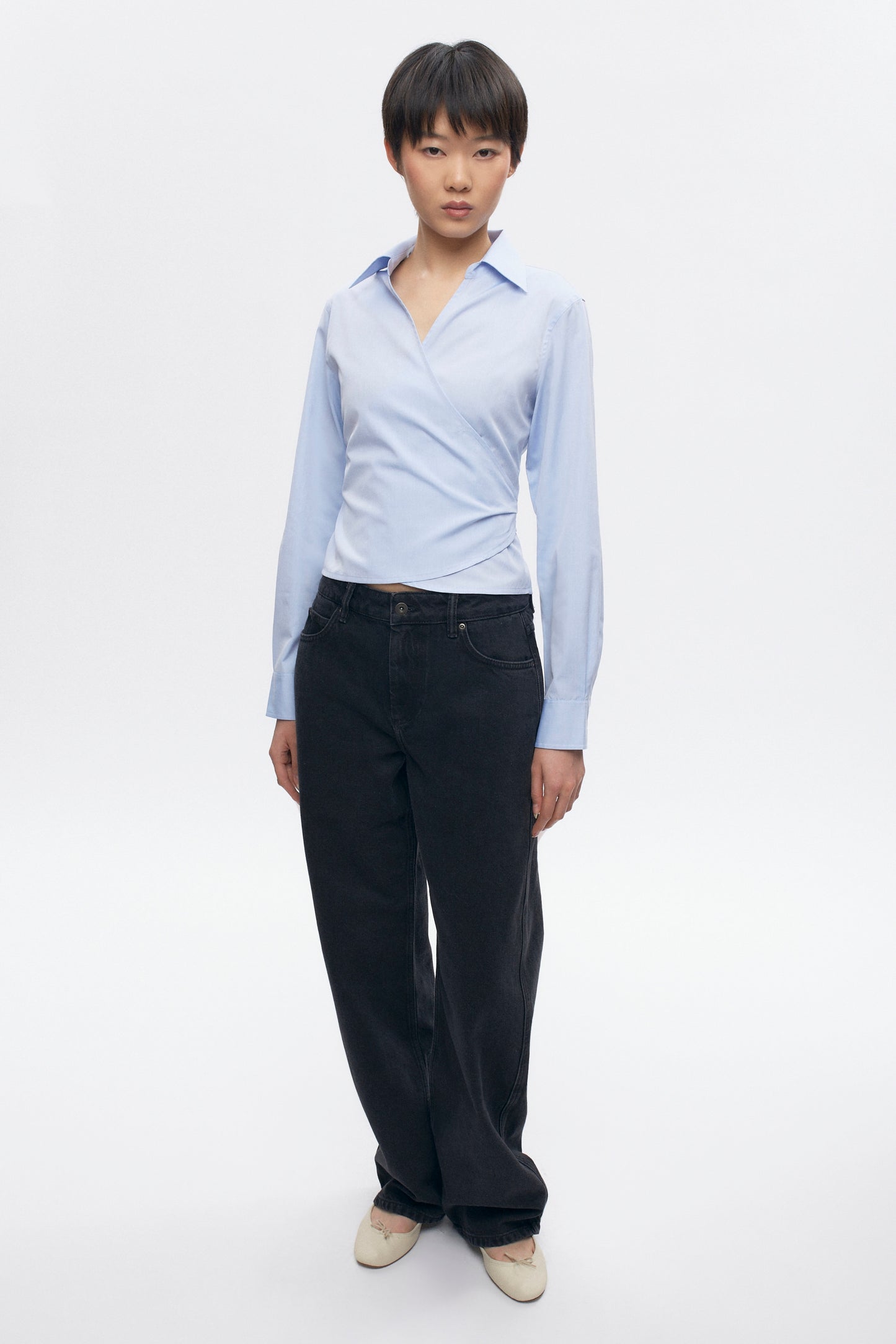 Women's Taba Denim in Washed Black