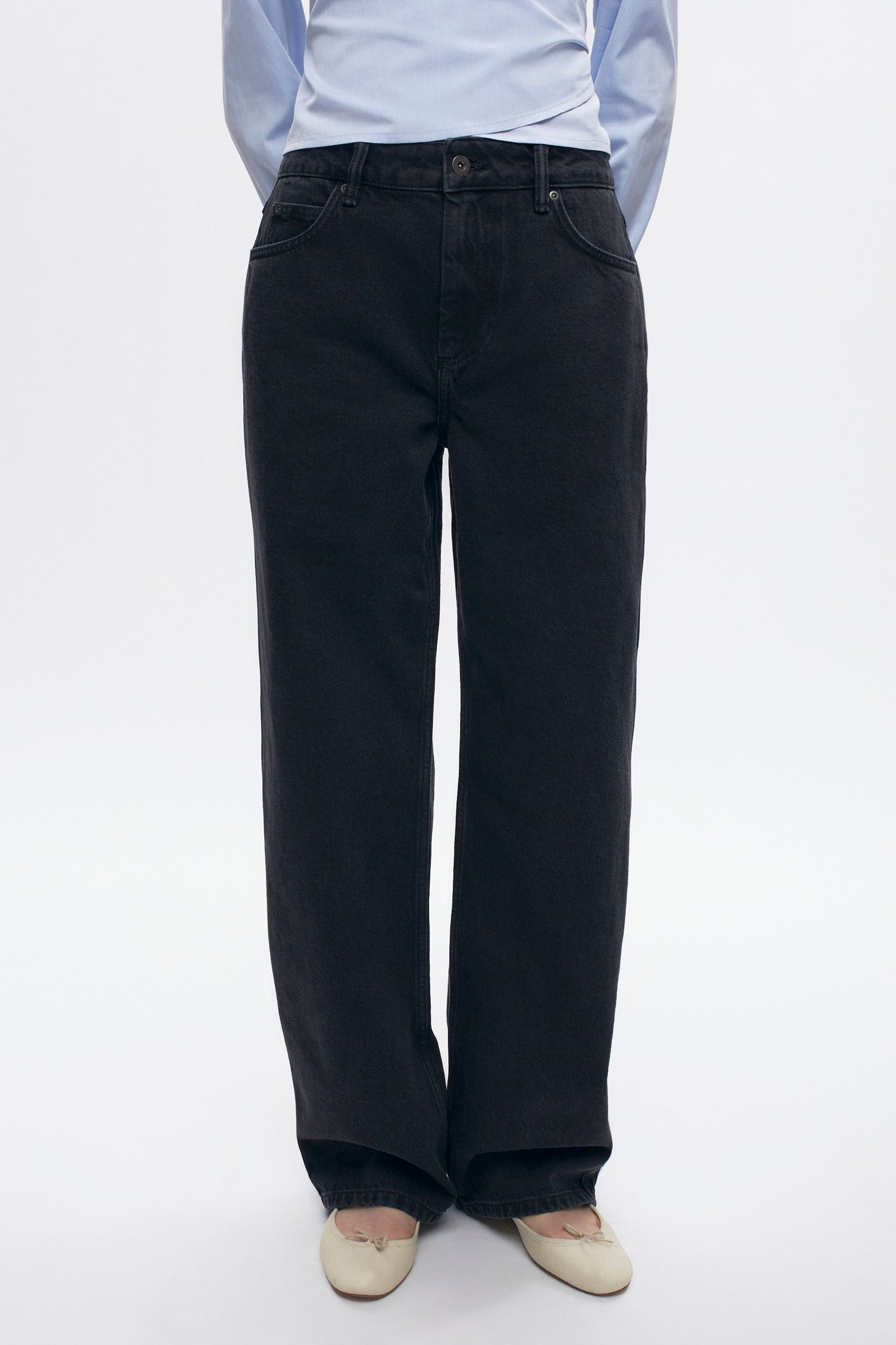 Women's Taba Denim in Washed Black
