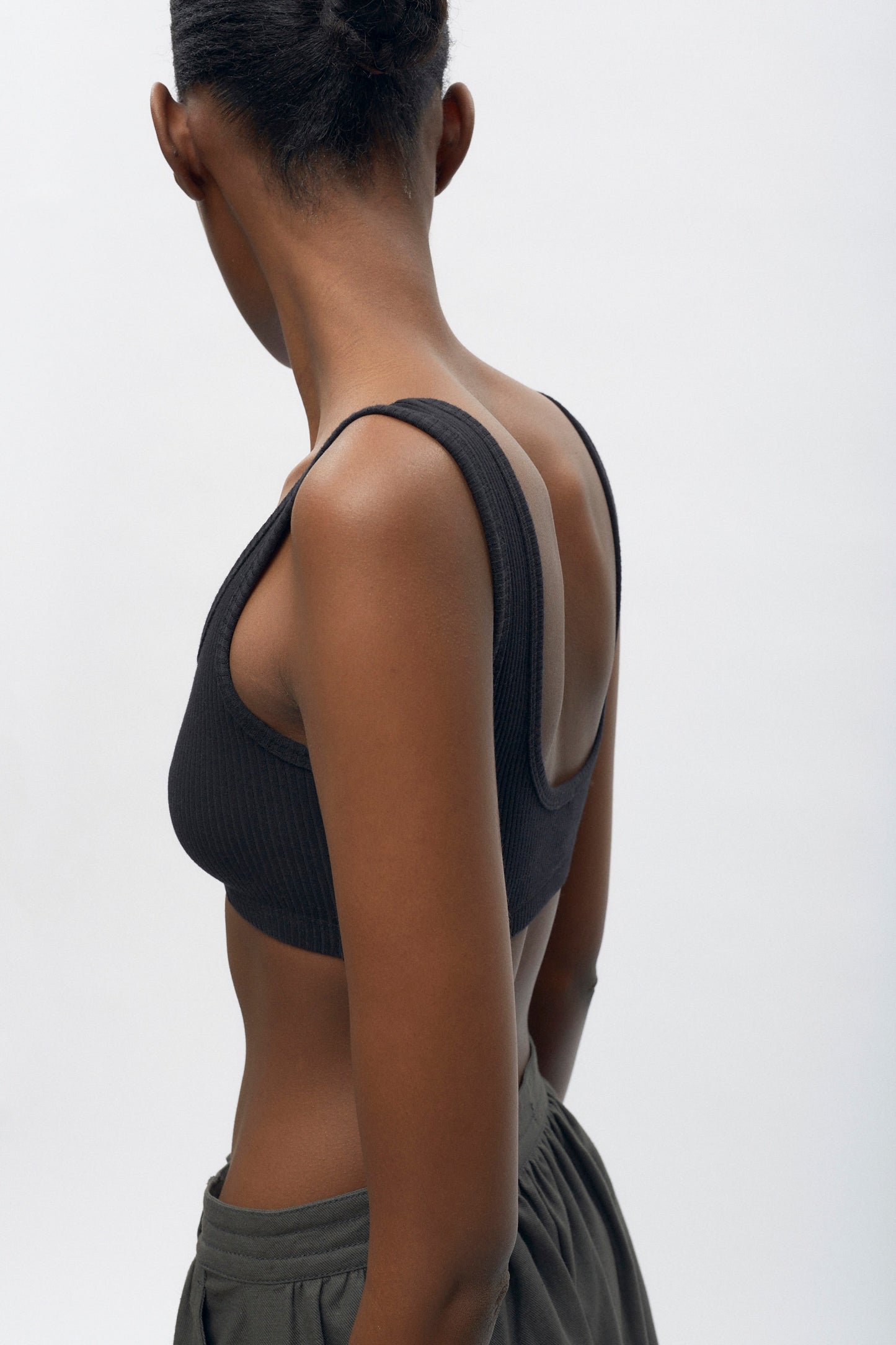 Women's Thebes Bralette in Black