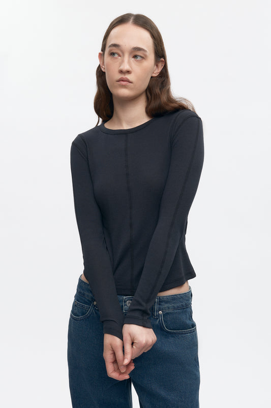 Women's Trace Longsleeve in Black