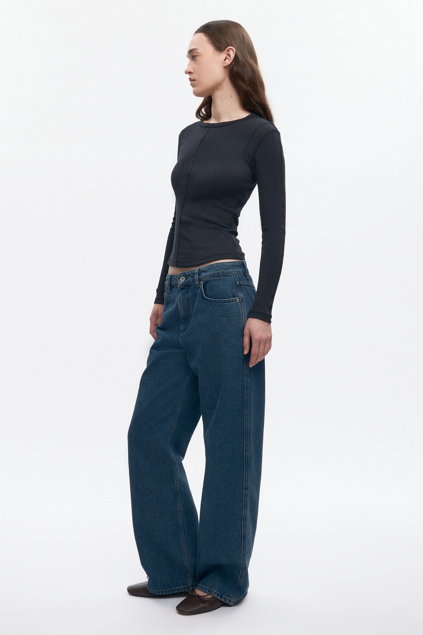 Women's Trace Longsleeve in Black