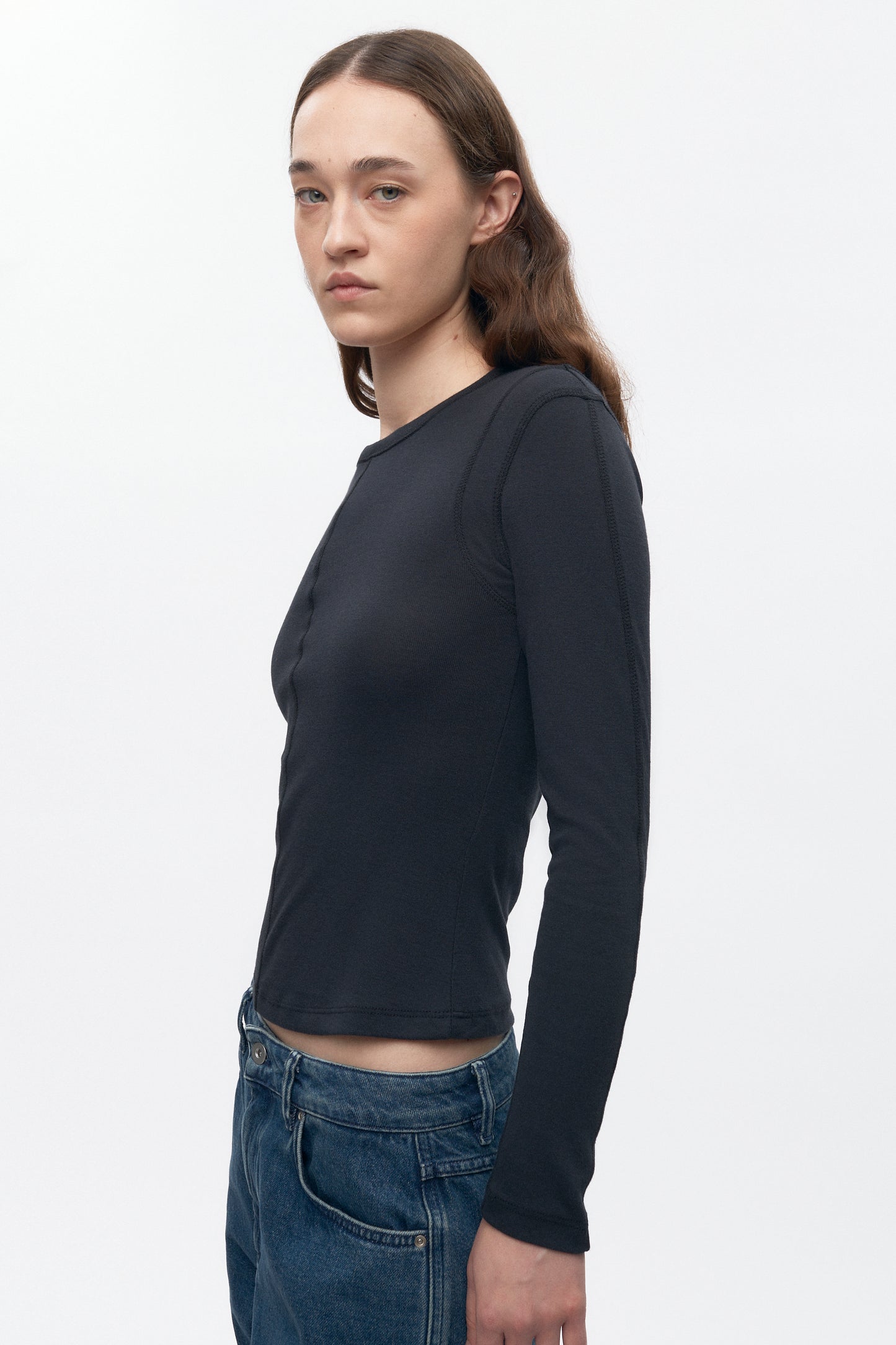 Women's Trace Longsleeve in Black