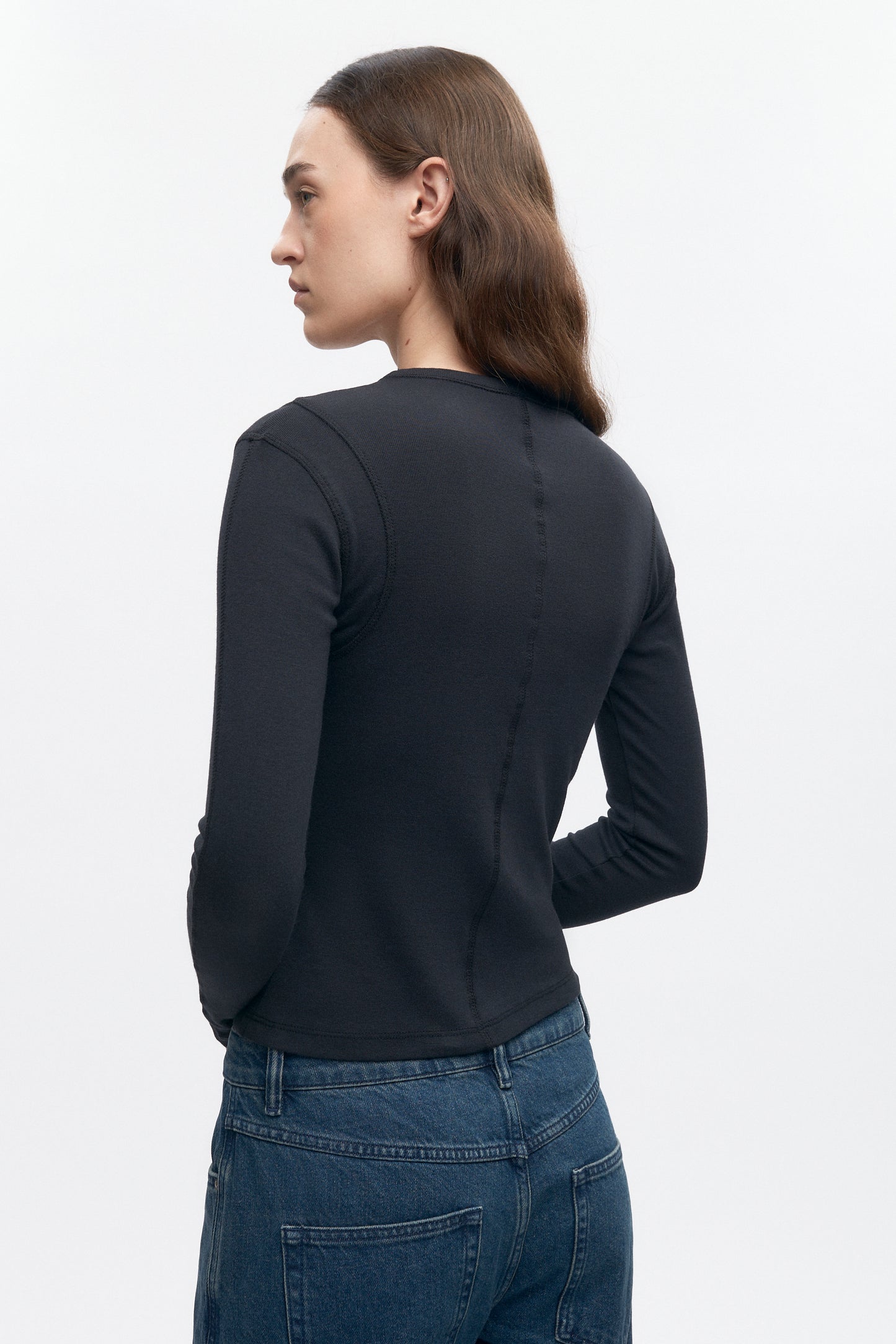 Women's Trace Longsleeve in Black