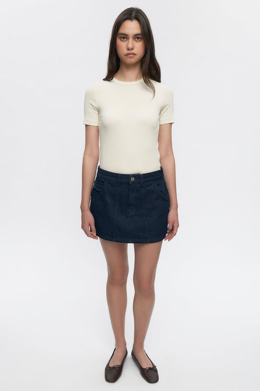 Women's Utility Denim Mini in Raw