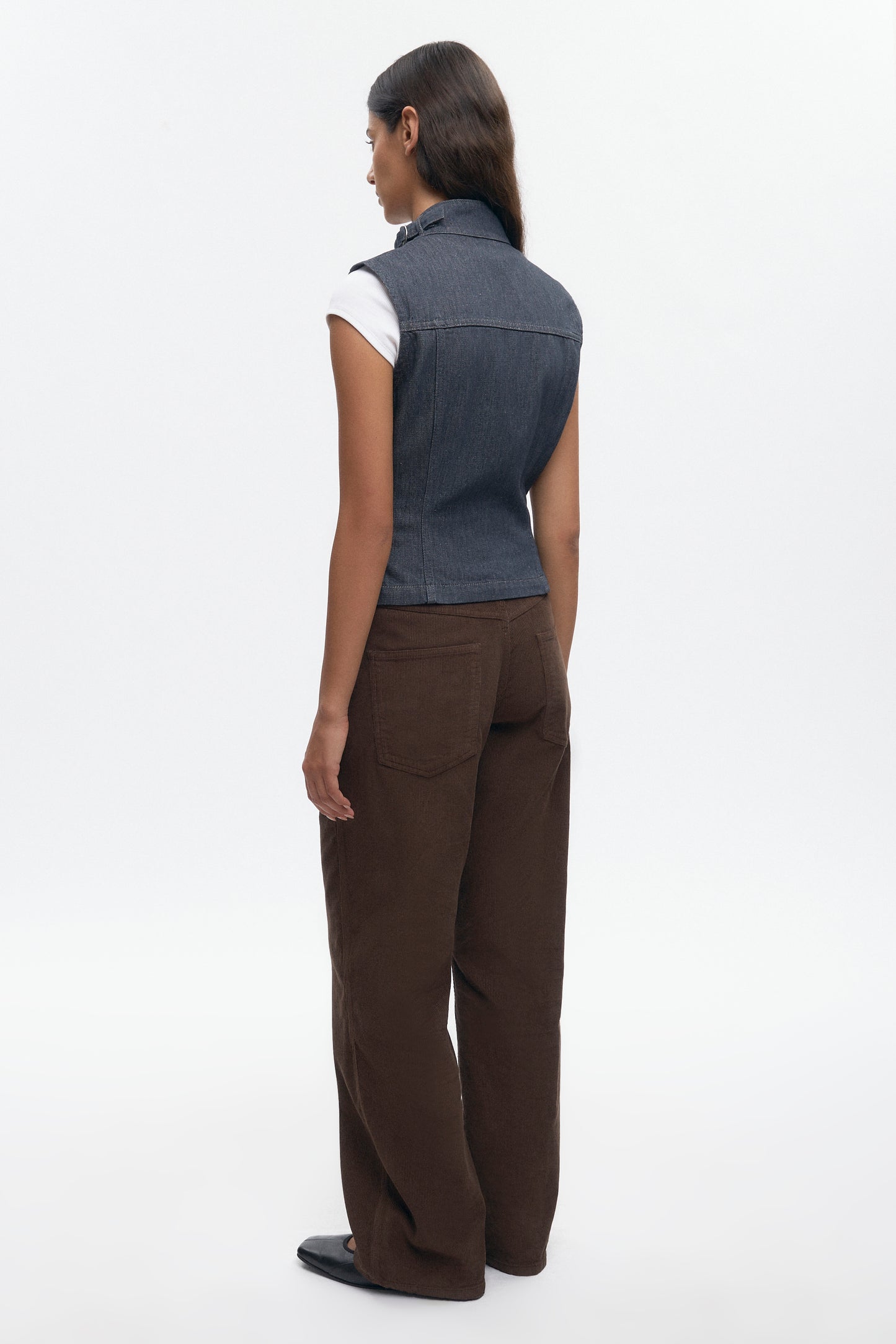 Women's Utility Vest  in Grey