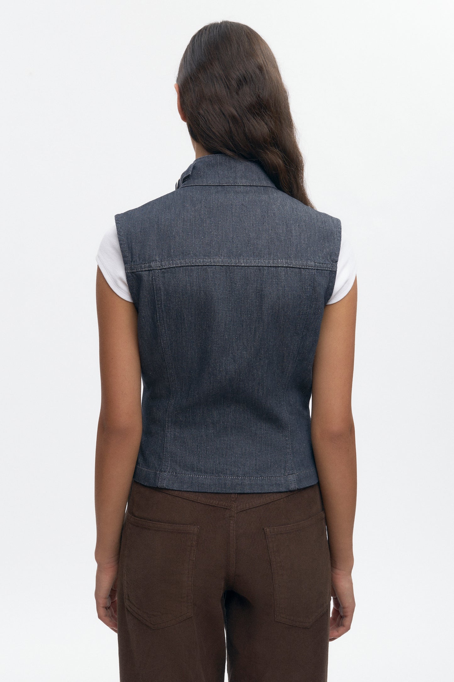 Women's Utility Vest  in Grey