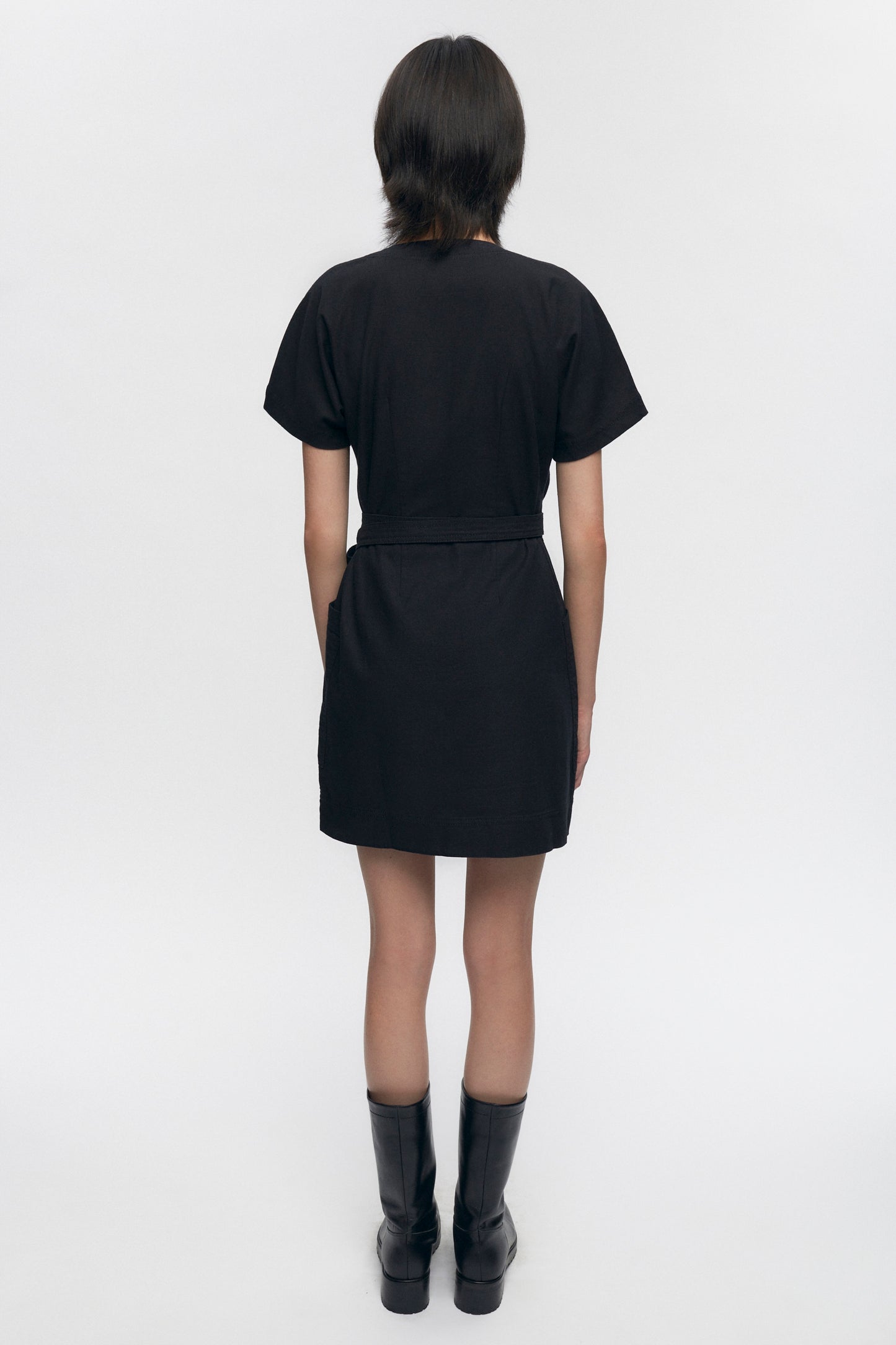Women's Wrap Dress in Black