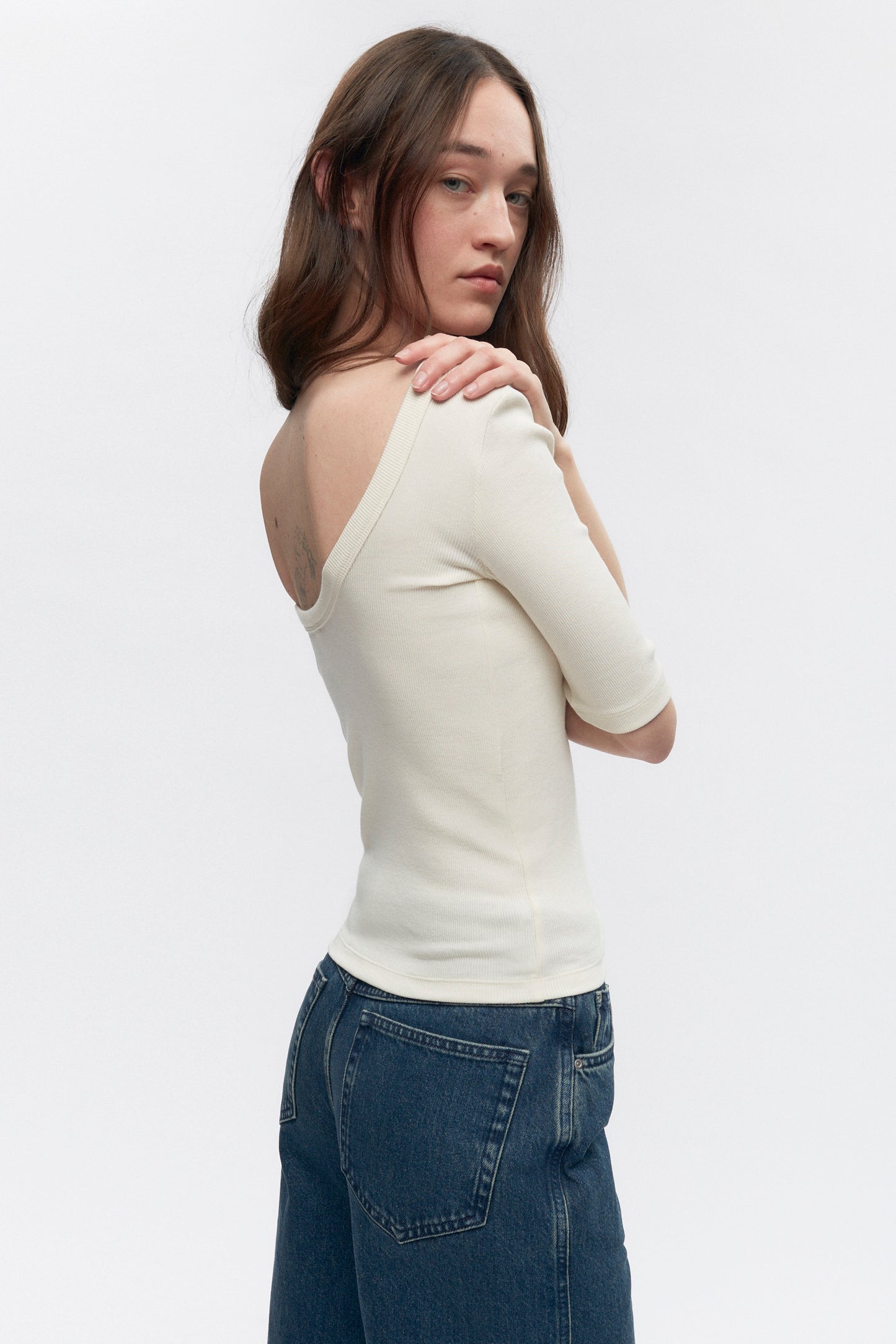 Women's Zamalek Tee in Marshmallow