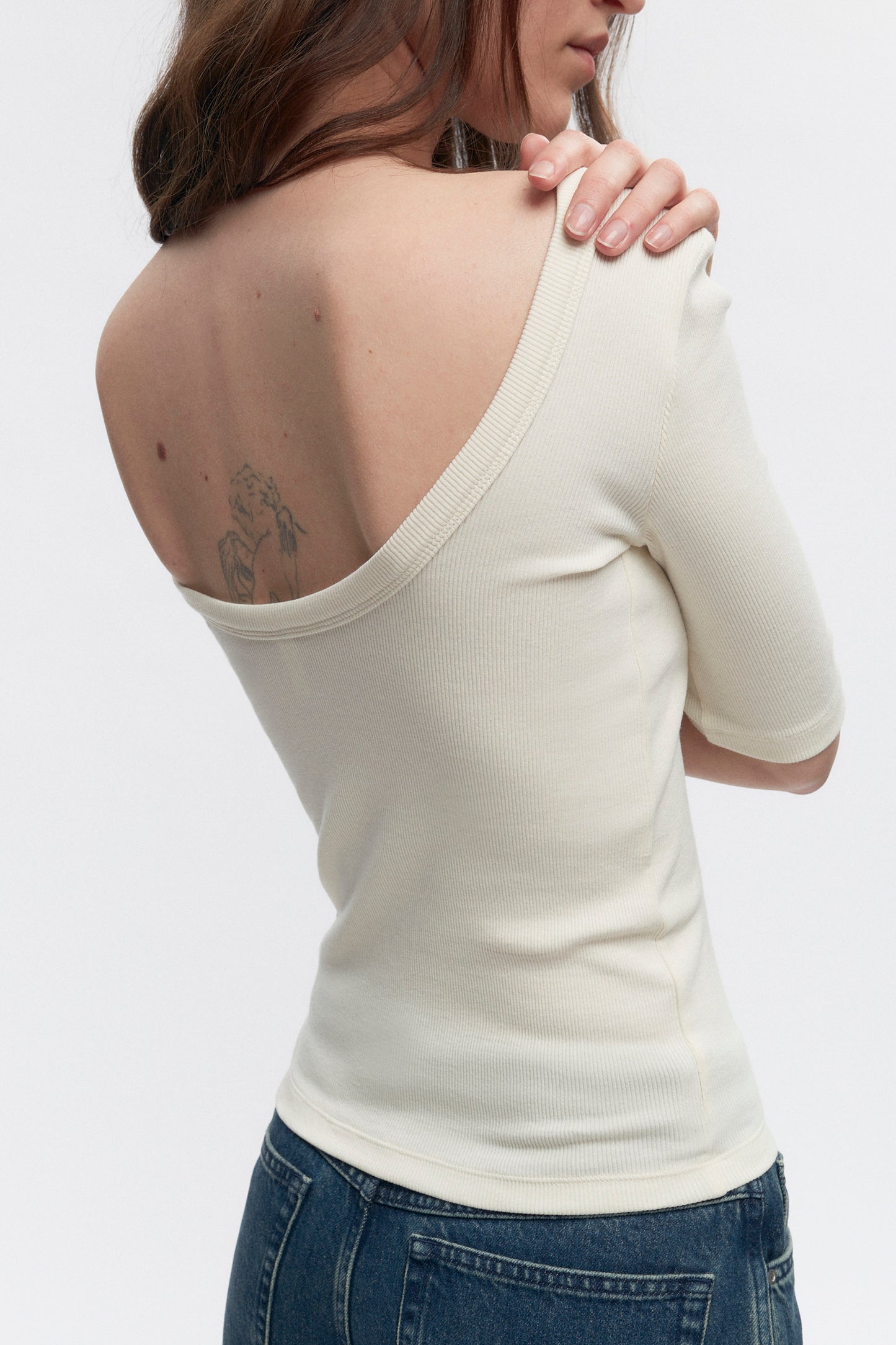 Women's Zamalek Tee in Marshmallow
