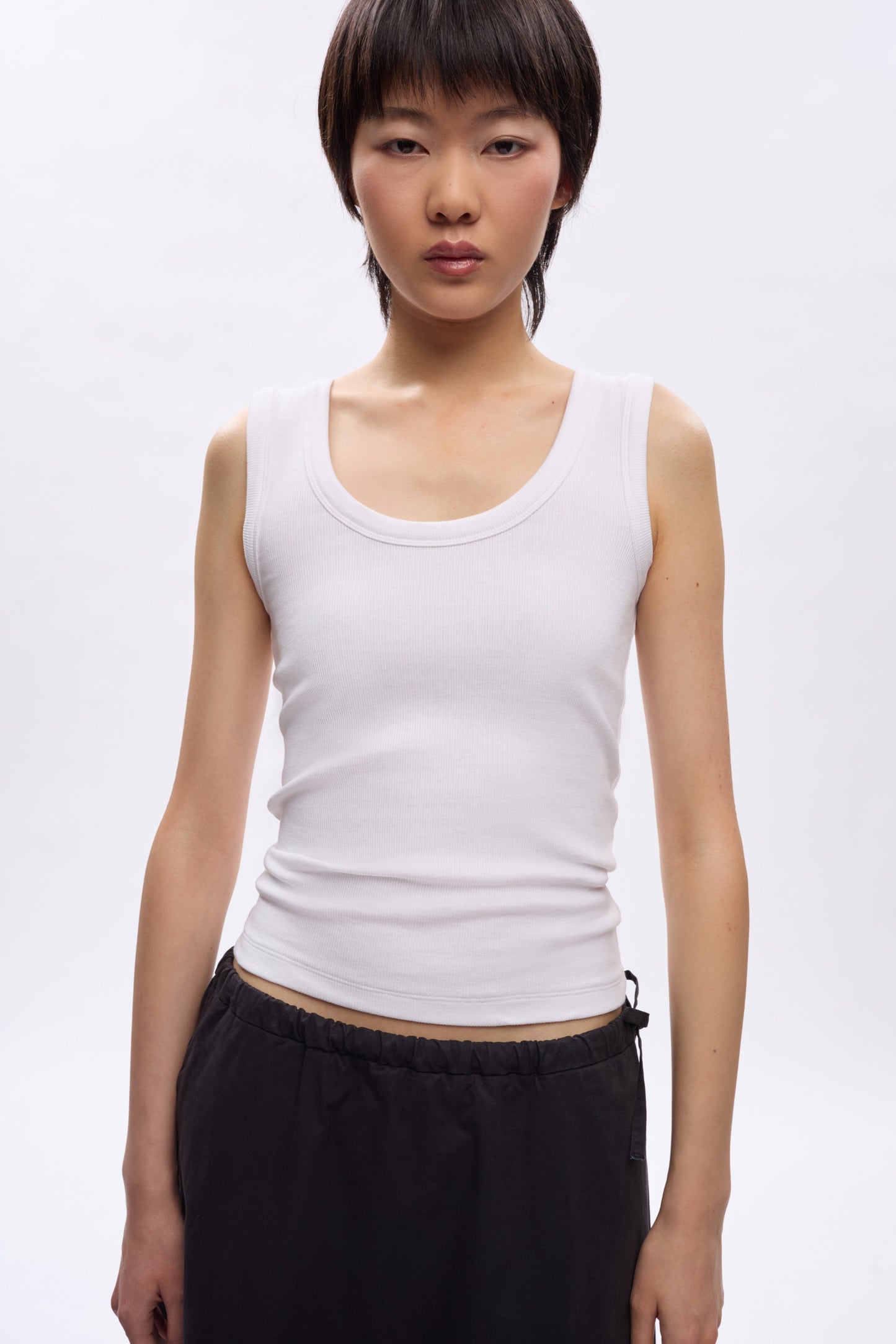 Women's Set Tank in White