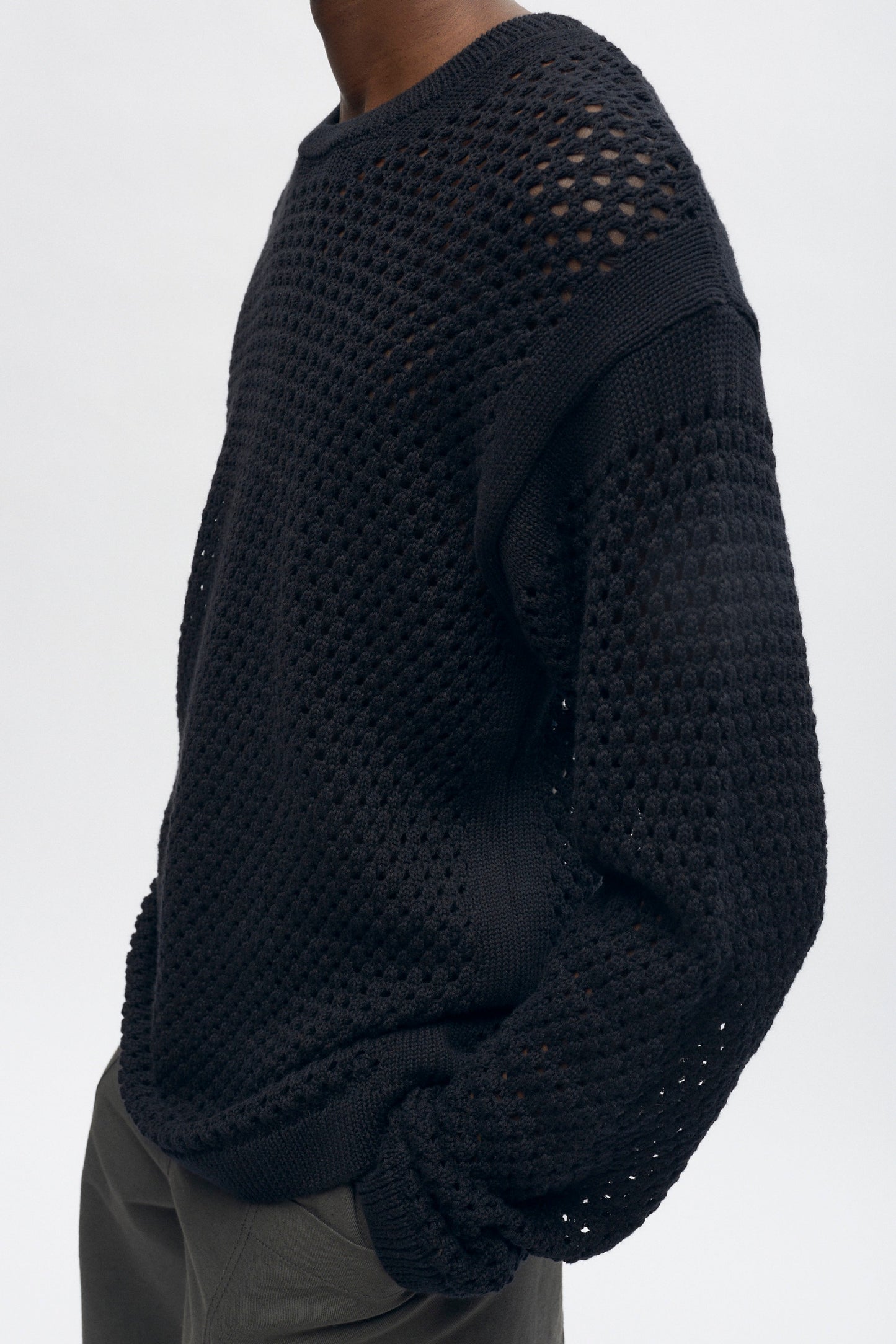 Men's Mina Sweater in Black