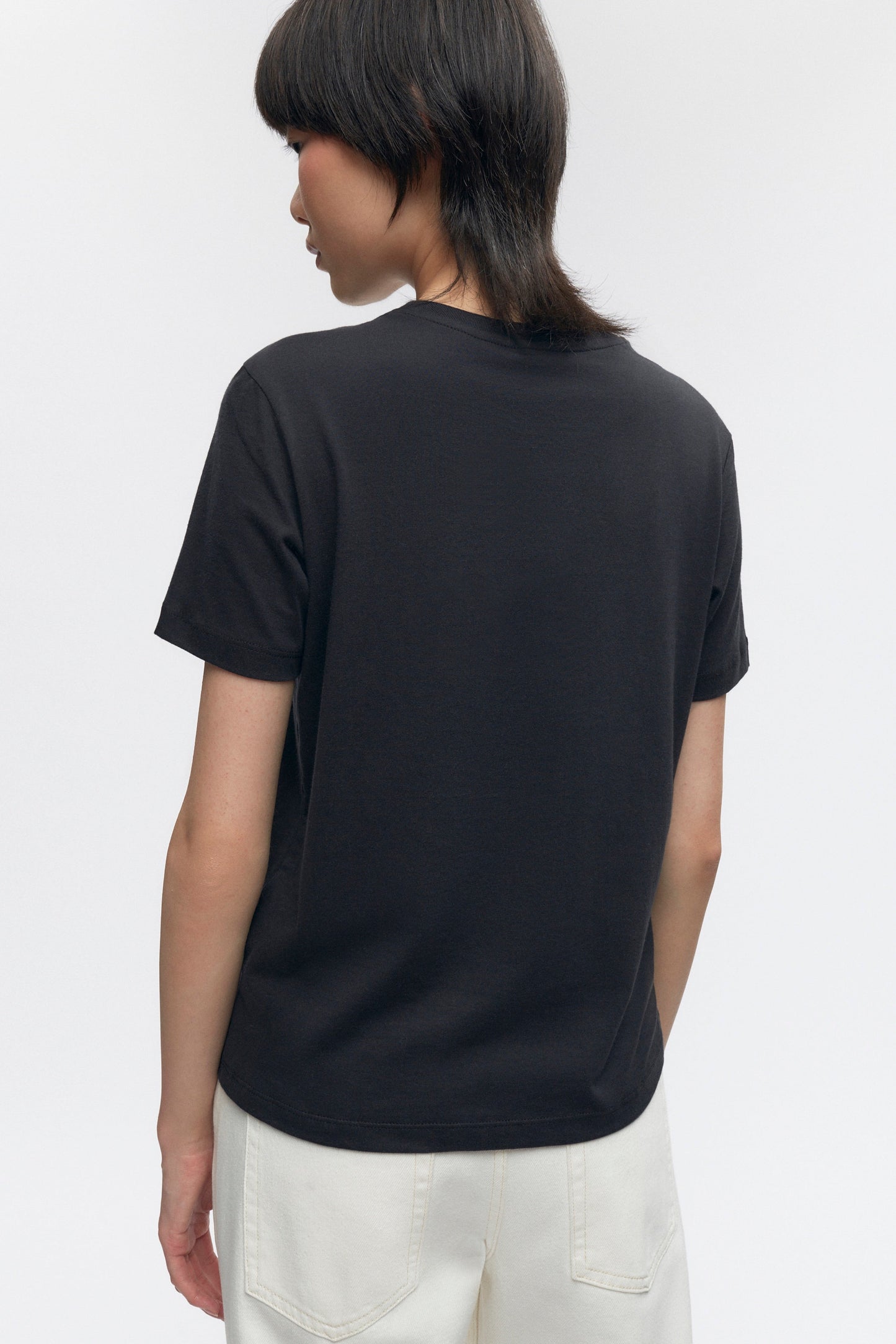 Women's Essential Crew in Black