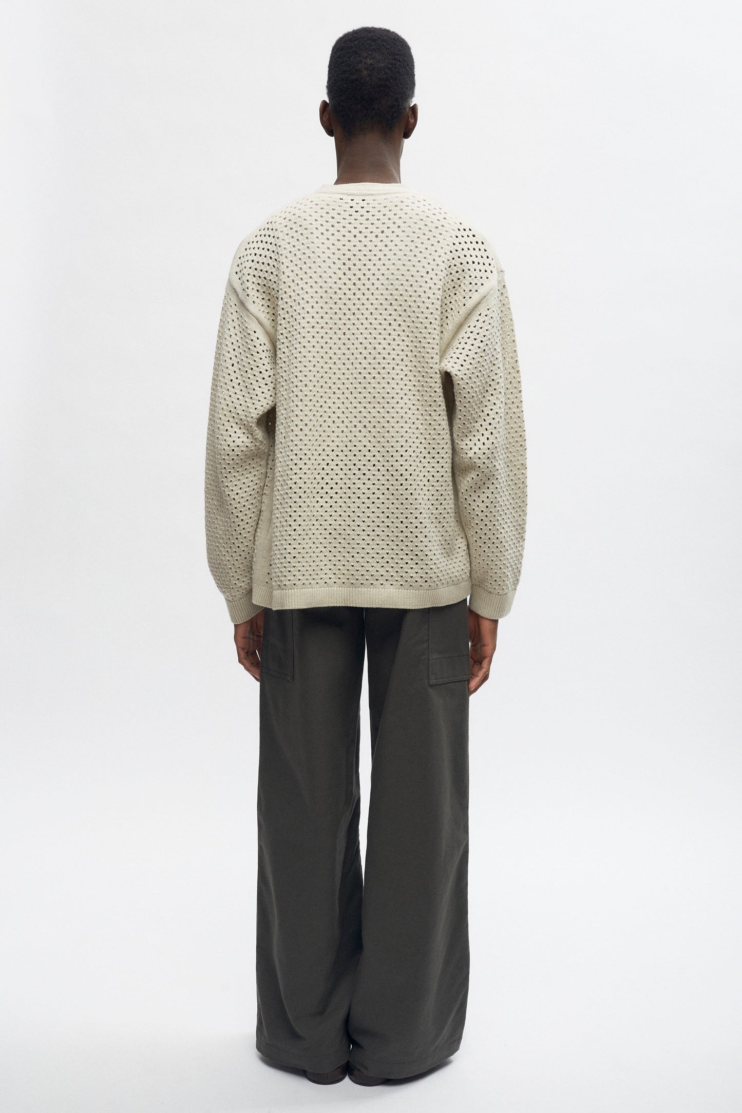 Men's Mina Cardigan in Oat Melange