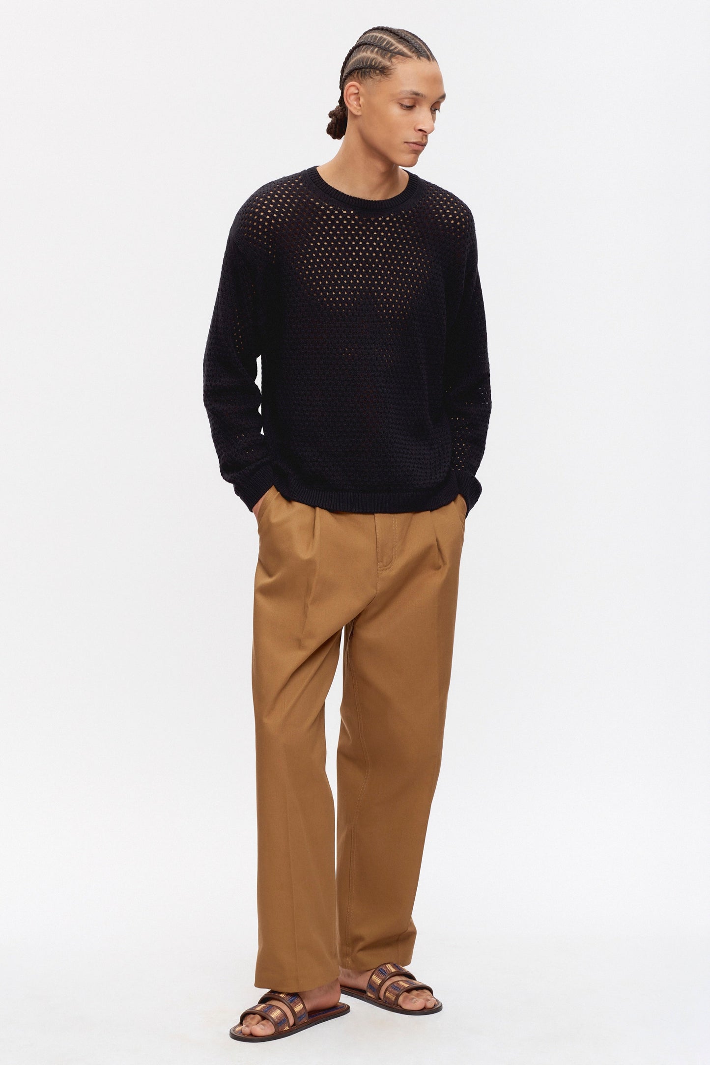 Men's Mina Sweater in Black