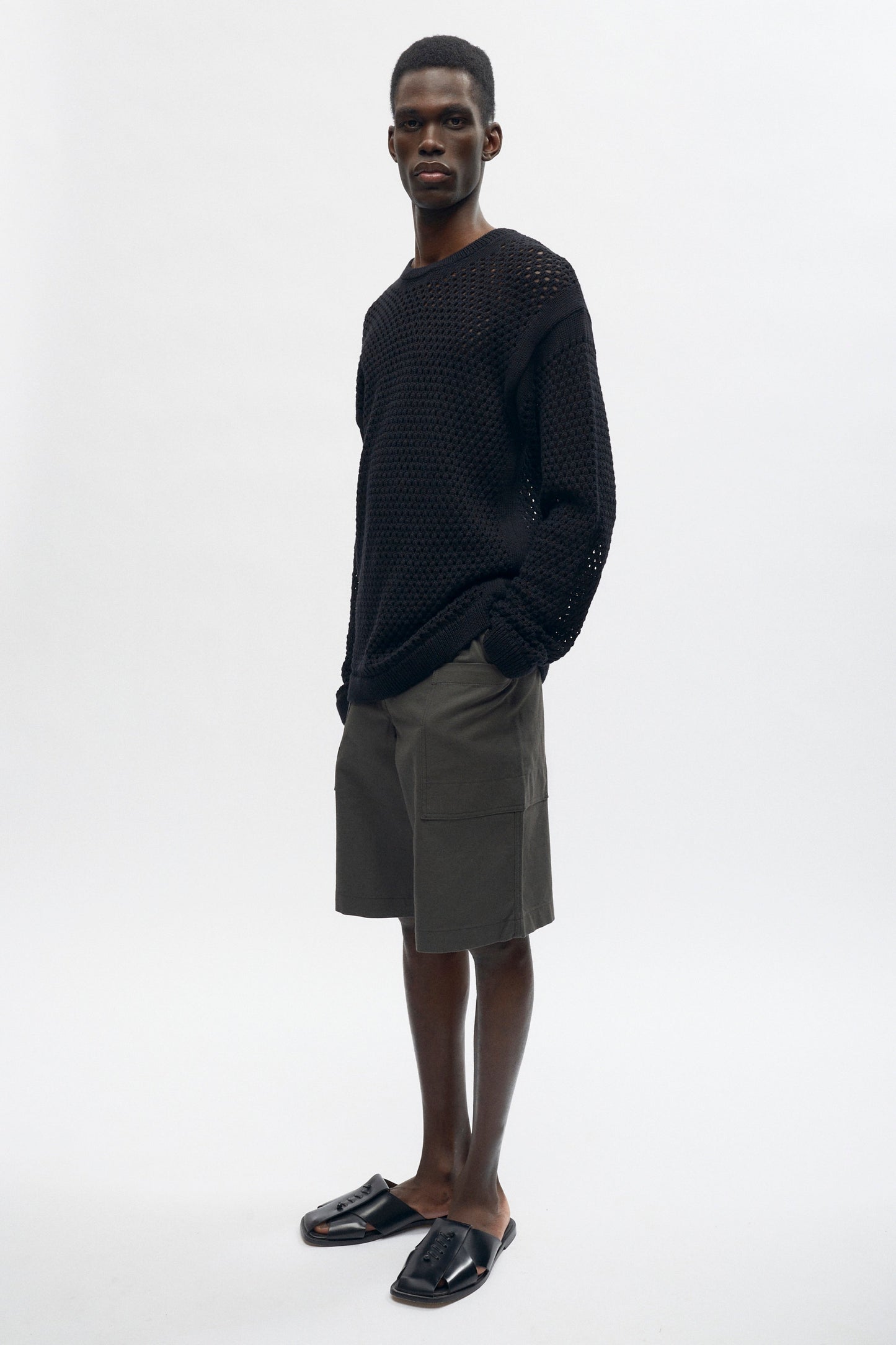 Men's Mina Sweater in Black