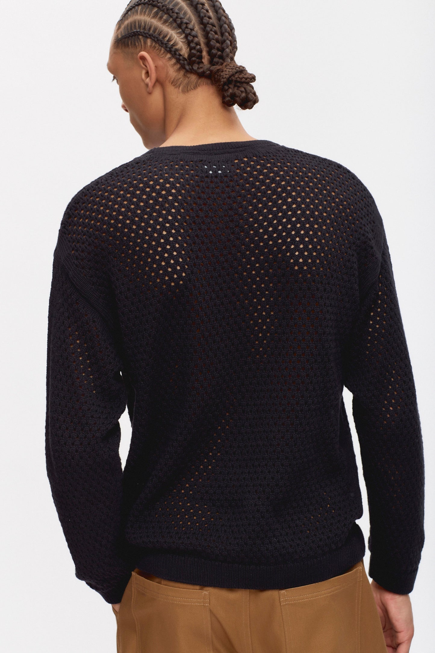 Men's Mina Sweater in Black