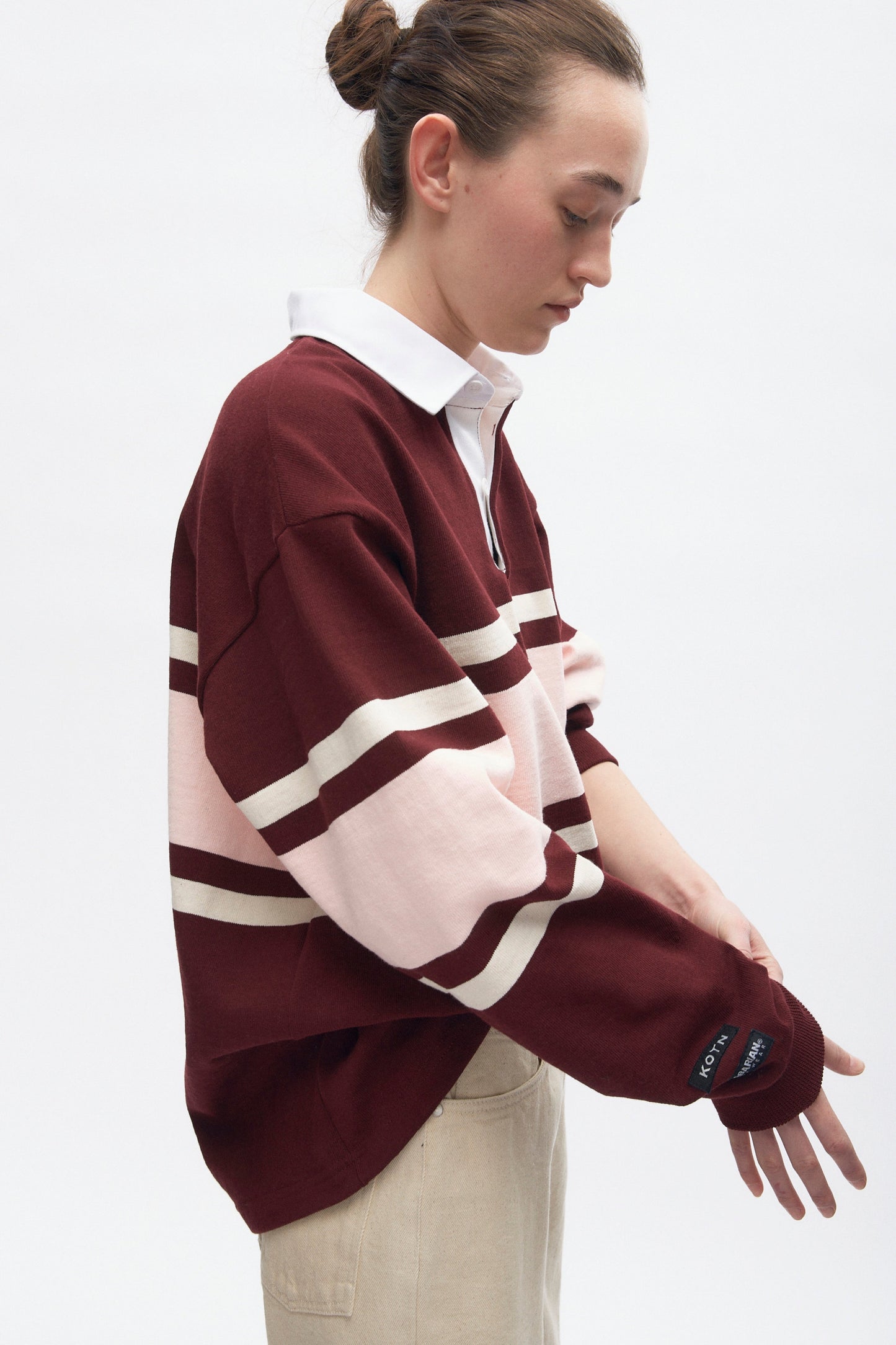 Men's Barbarian Rugby in Harvard/Salmon/Ivory