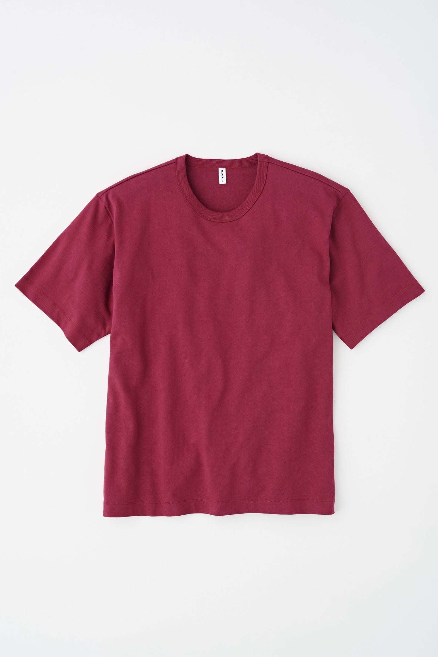 Men's Heavyweight Box Crew in Sunstar Red